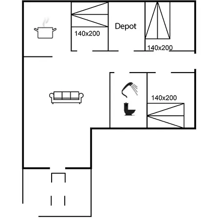 Magga - 3-2km From The Sea By Interhome Сasa de vacaciones *